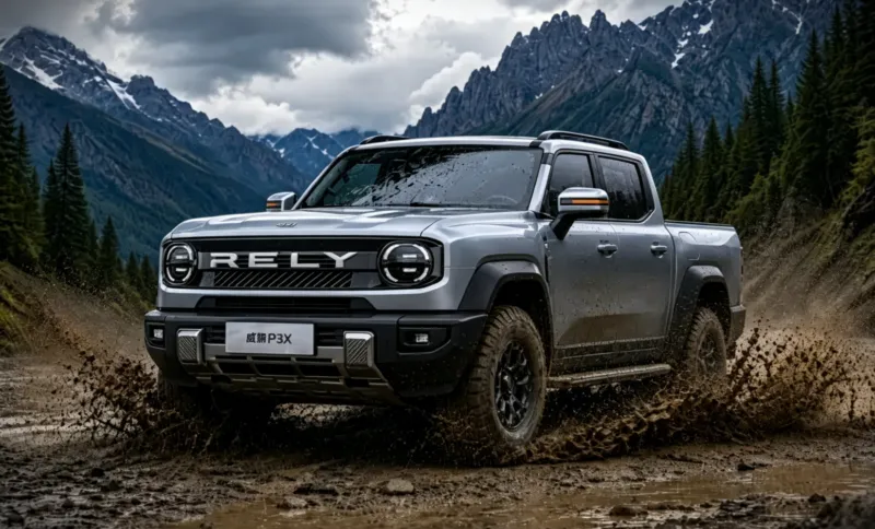 Chery Rely P3X: Diesel-Hybrid-Pickup mit 800 Nm gegen BYD Shark