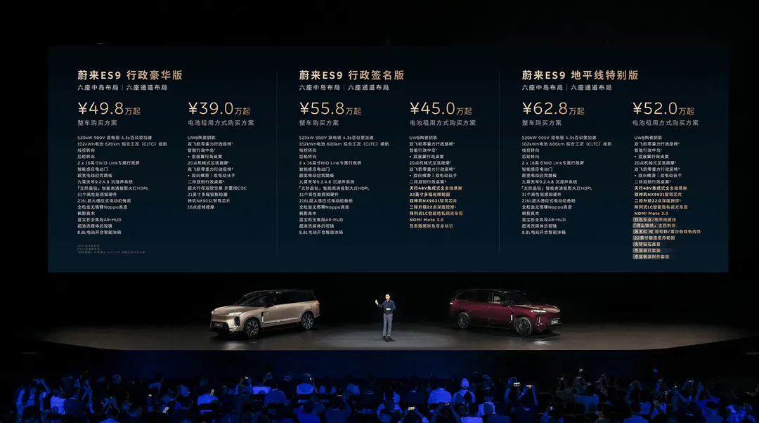 NIO ES9: Neuer 63.700-Euro-Flaggschiff-SUV fordert AITO M9 heraus